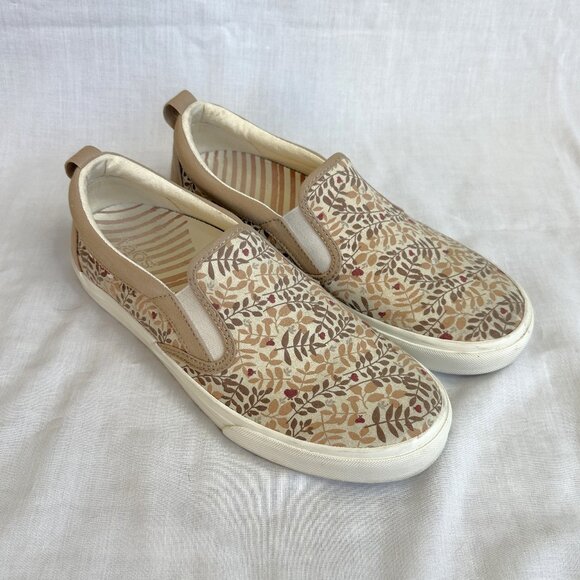 Taos Rubber Soul Slip-On Sneaker, Tan Branch Size 10 - Picture 3 of 9